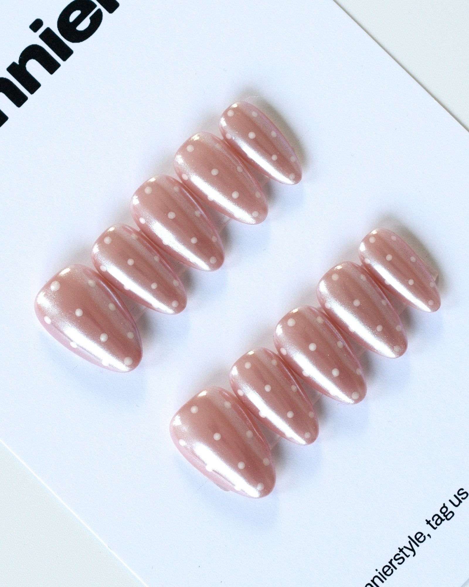 Glazed Polka Press Ons
