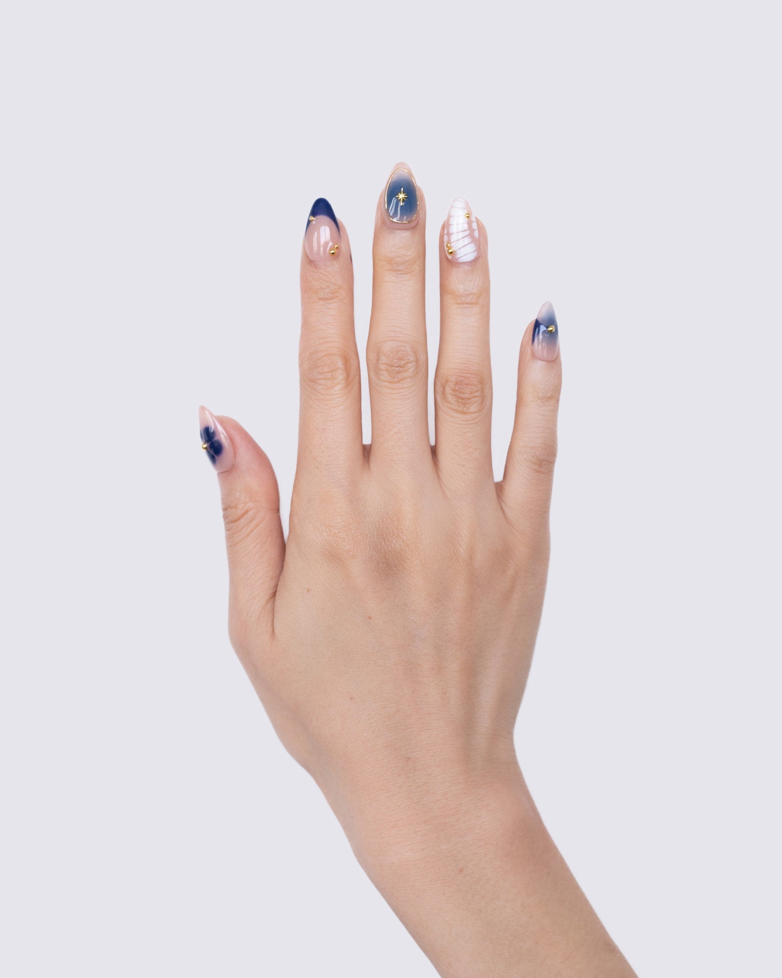 Indigo Sky 3D Press Ons
