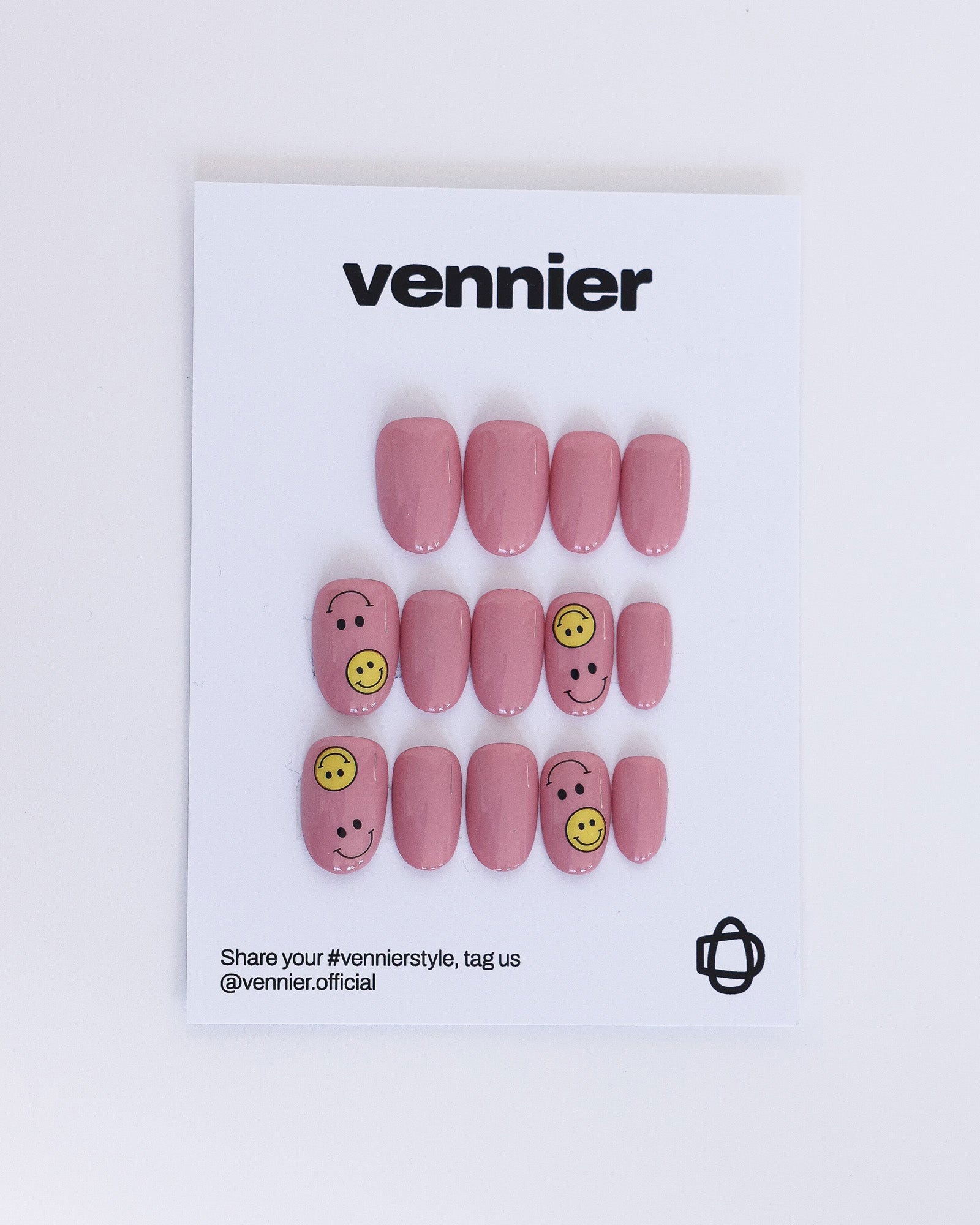 Happy Vibes Press On Nails - Vennier - 