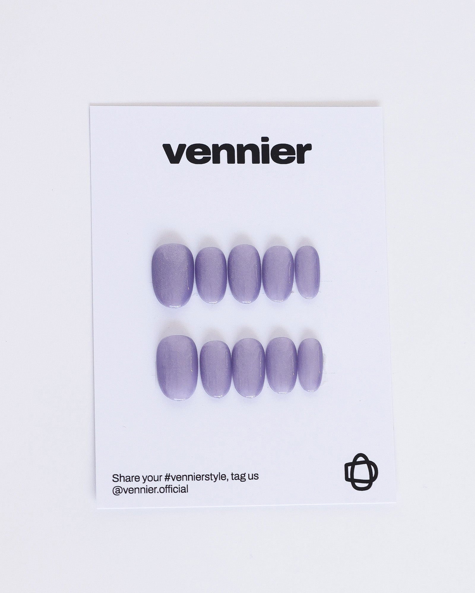 Lilac Cat Eye Press On Nails - Vennier - 