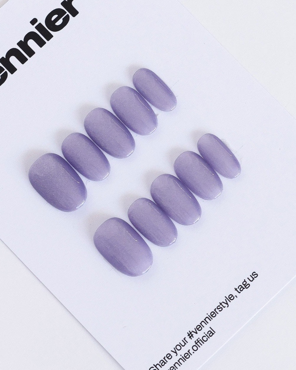 Lilac Cat Eye Press Ons