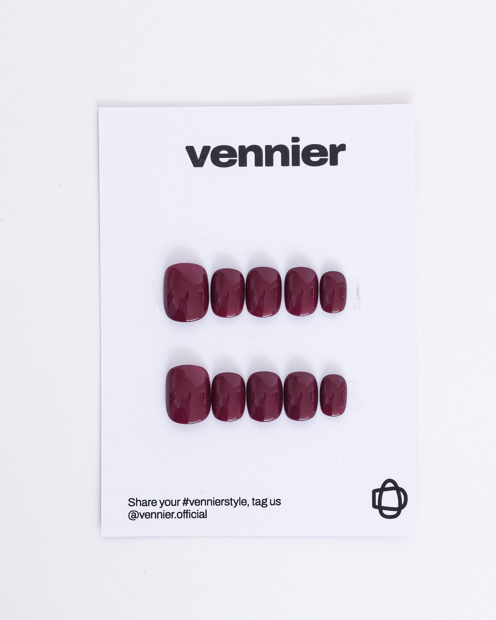 Merlot Wine Press On Nails - Vennier - 