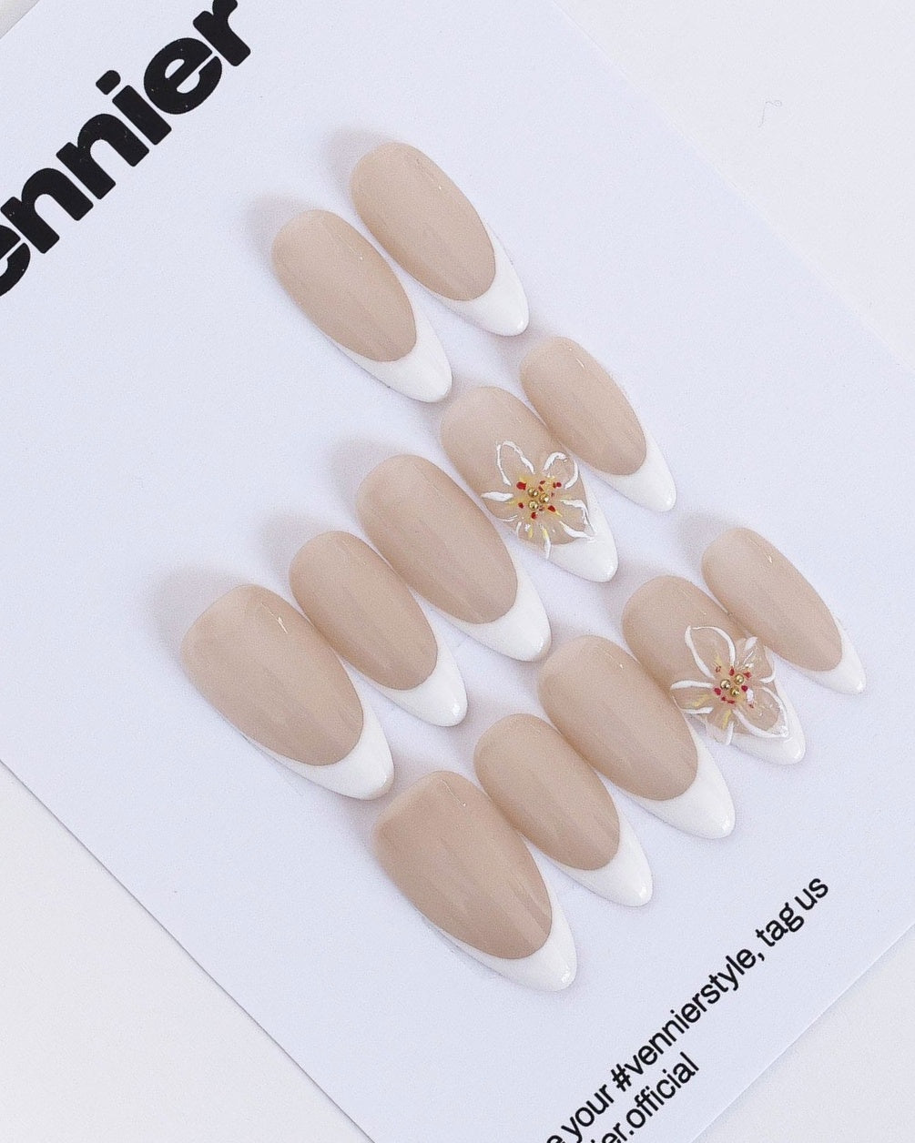 Orchid Grace Press Ons