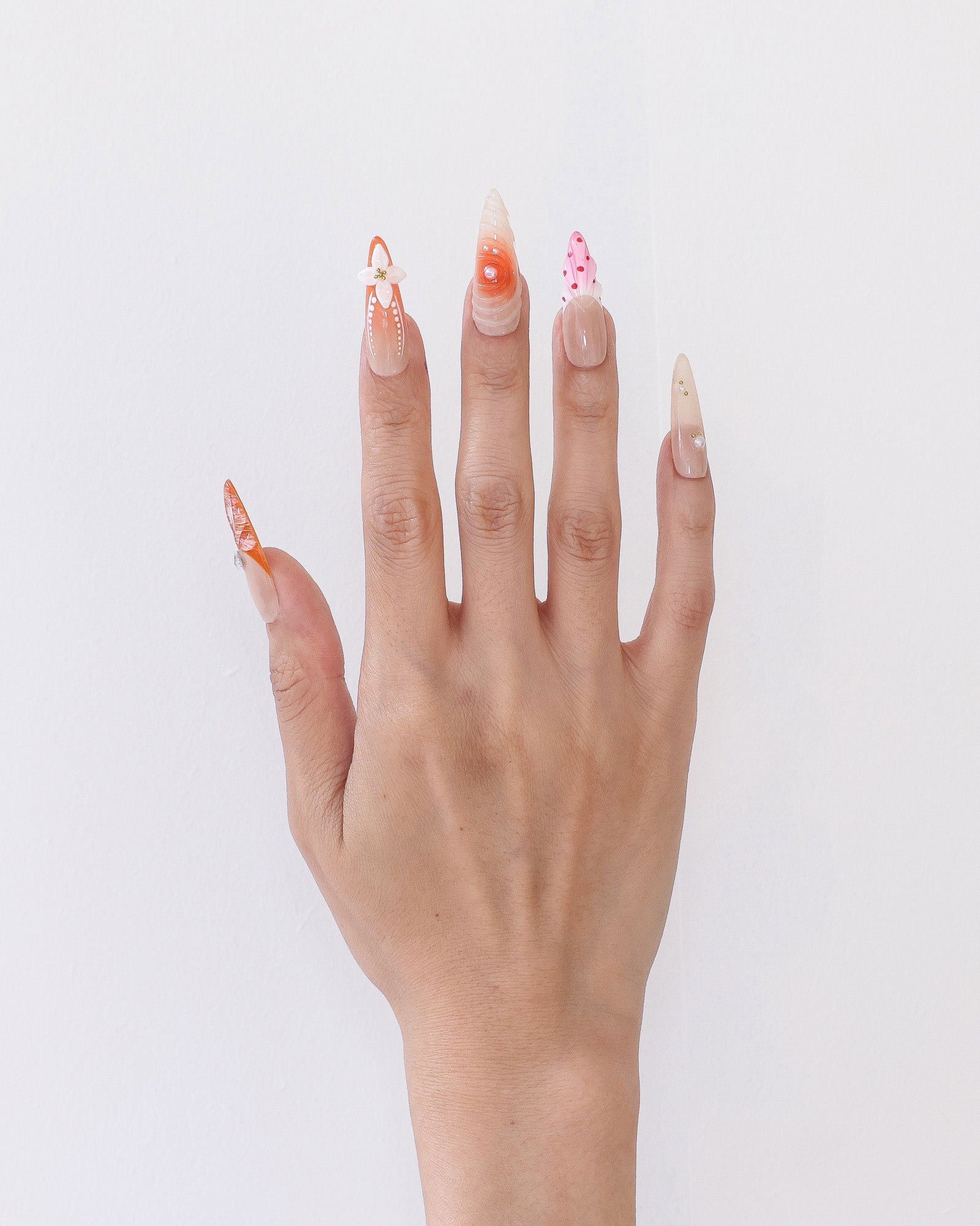 Tropical Bloom Press On Nails - Vennier - 