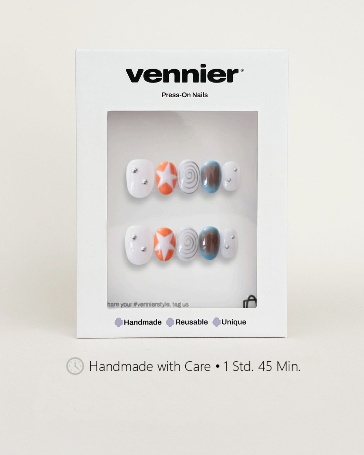 Captain Star 3D Press Ons