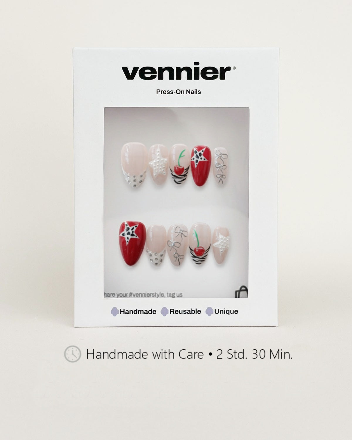 Cherry Crush 3D Press Ons