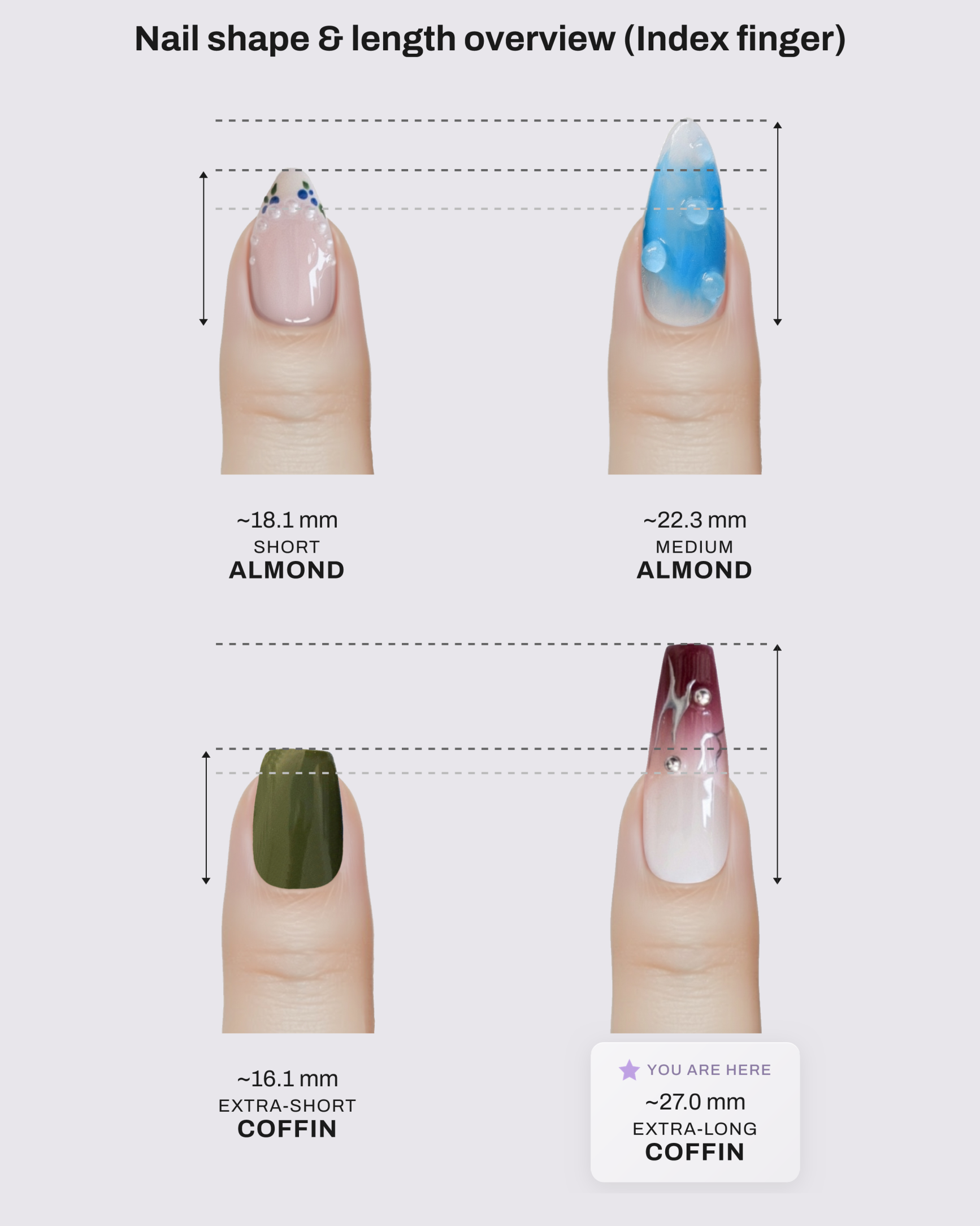 Venus Flame 3D Press Ons