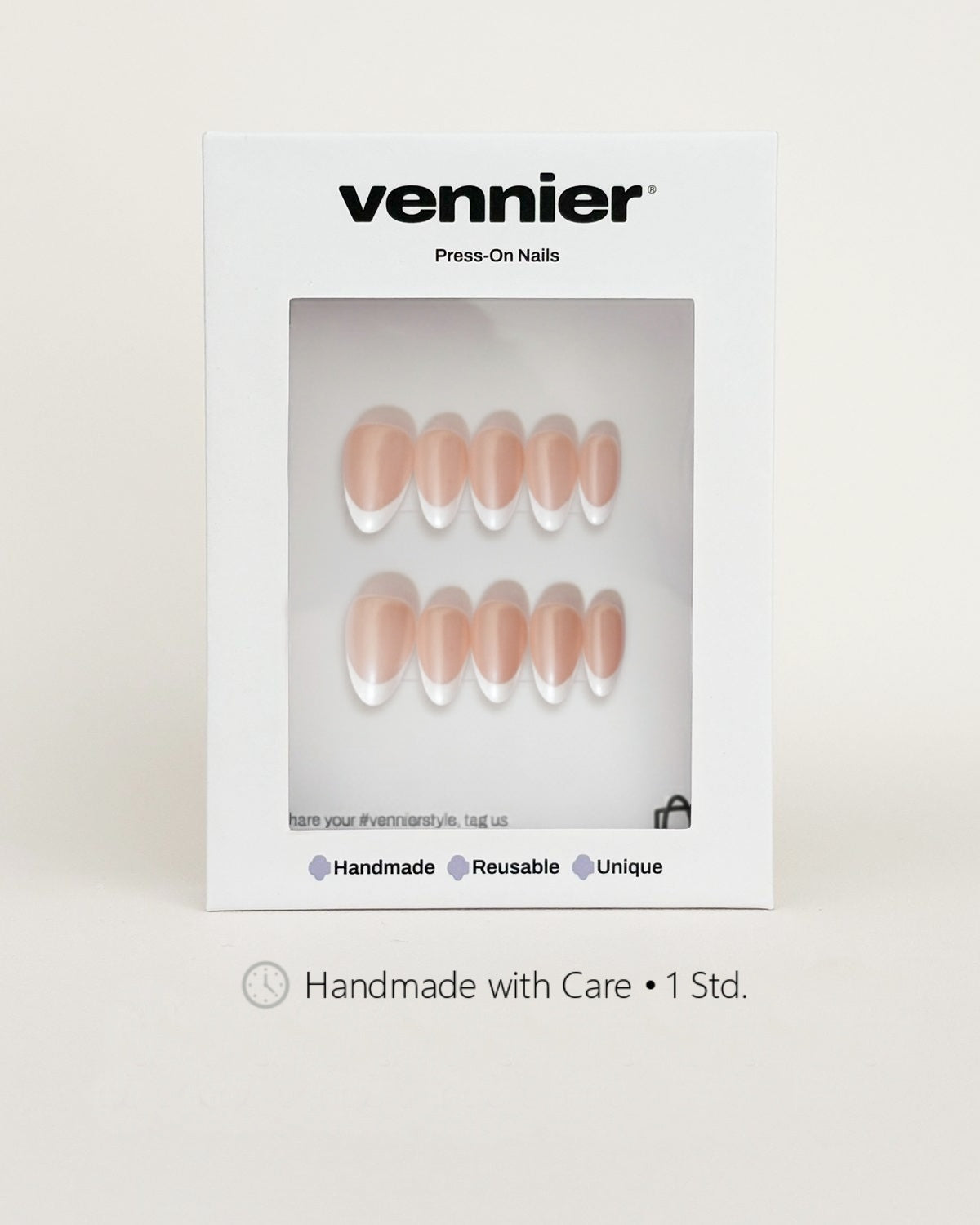 French Light Chrome Press Ons