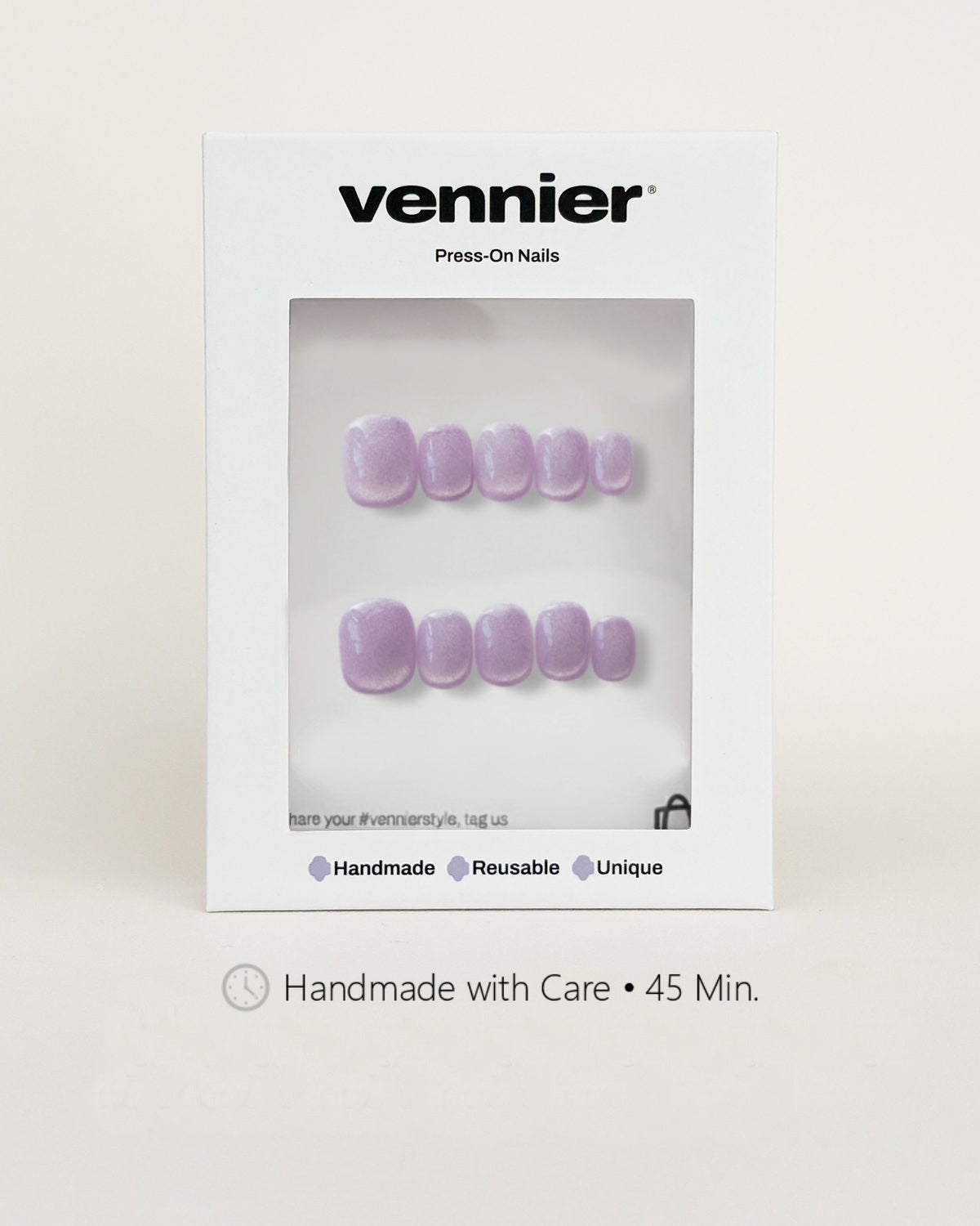 Grape Cat Eye Press Ons