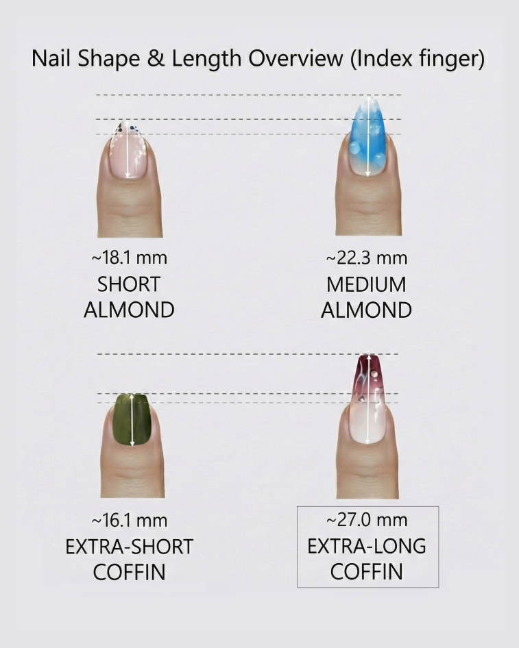 Venus Flame 3D Press Ons