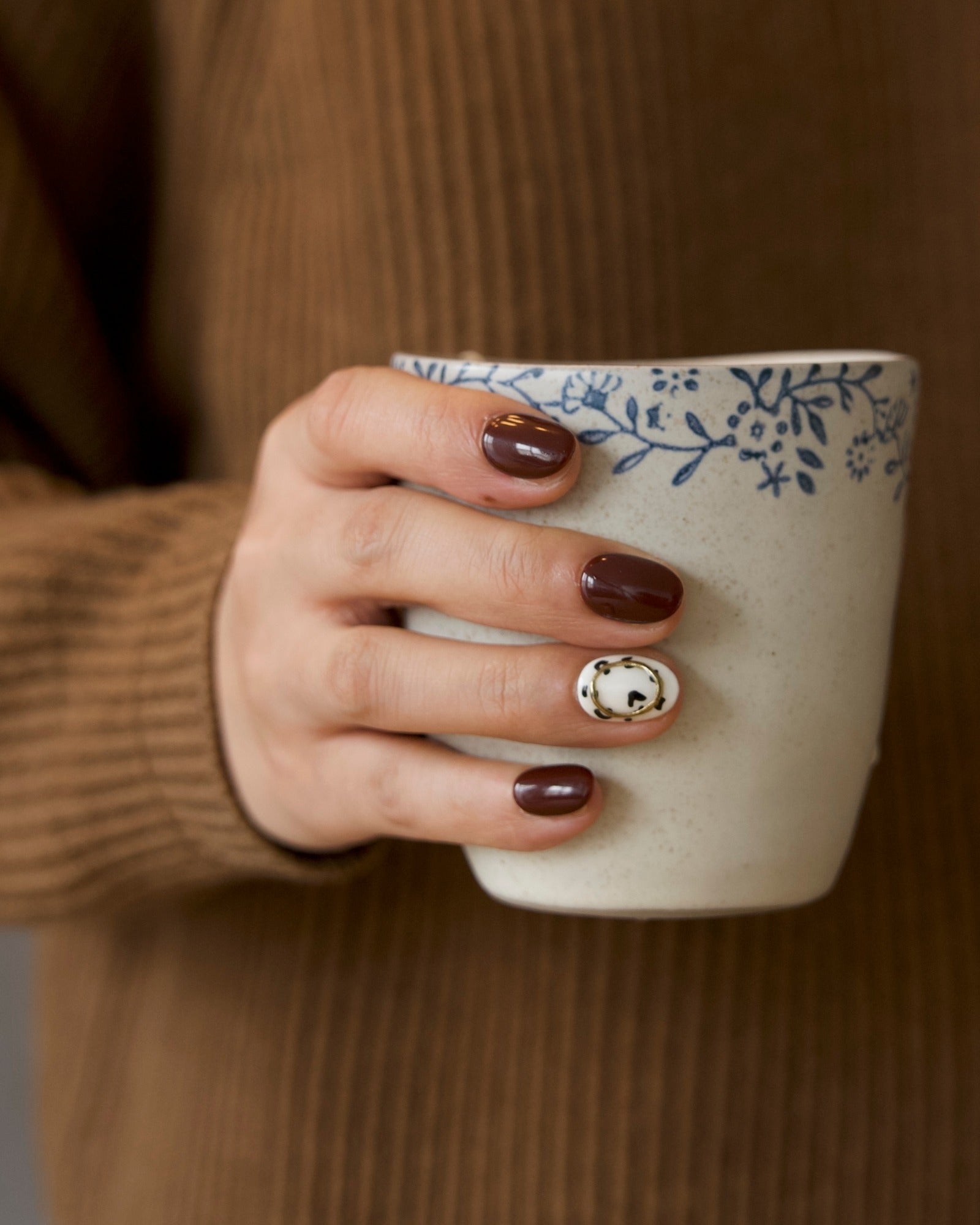 Leopard Brownie Press Ons