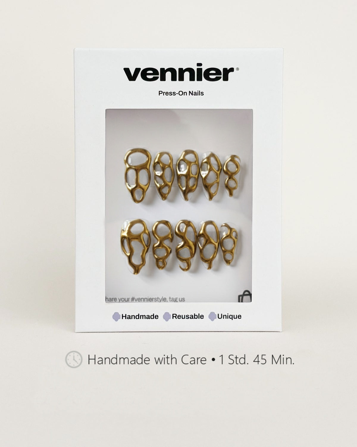 Liquid Gold 3D Press Ons