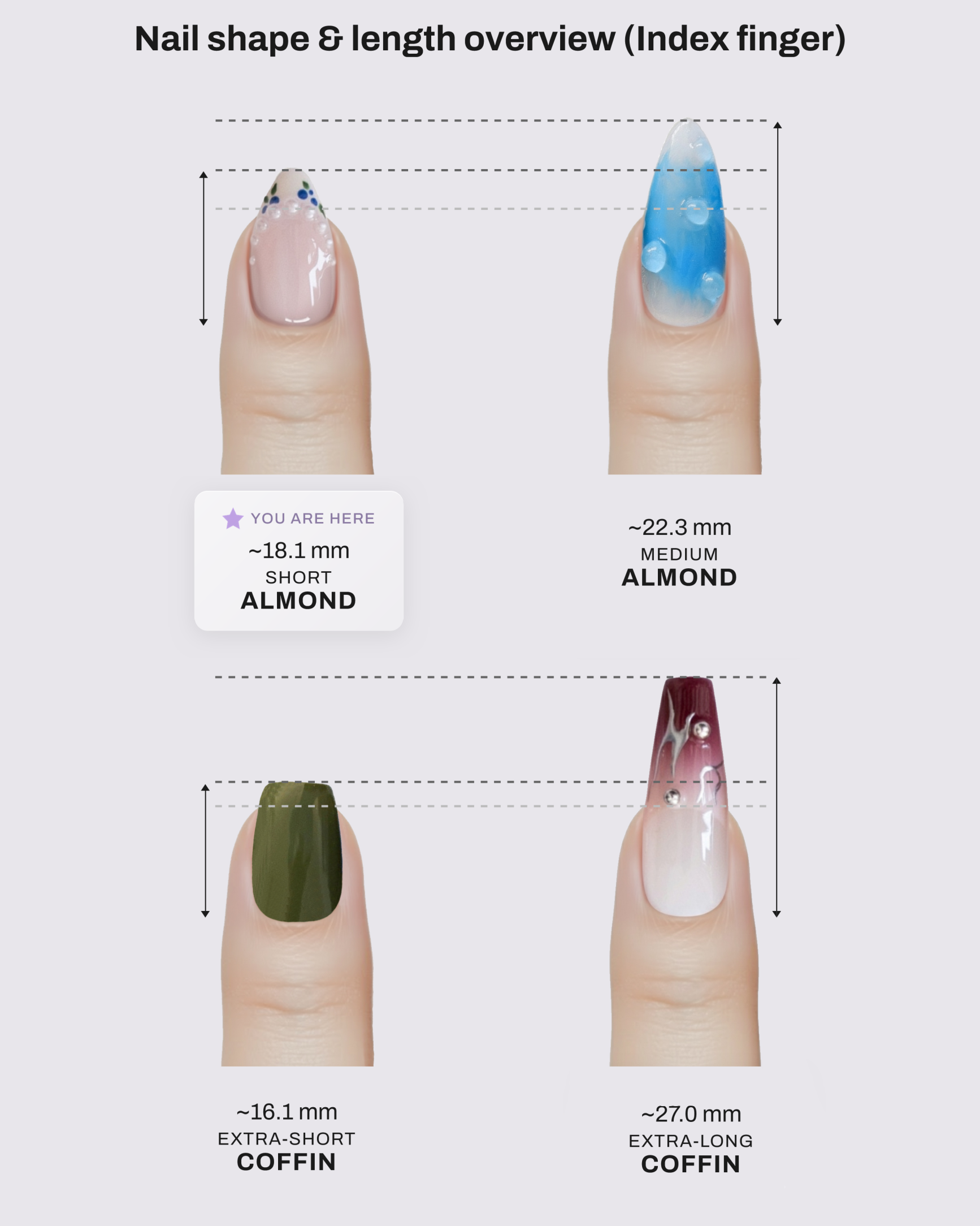 Torto Amber Press Ons